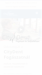 Mobile Screenshot of citydent.hu